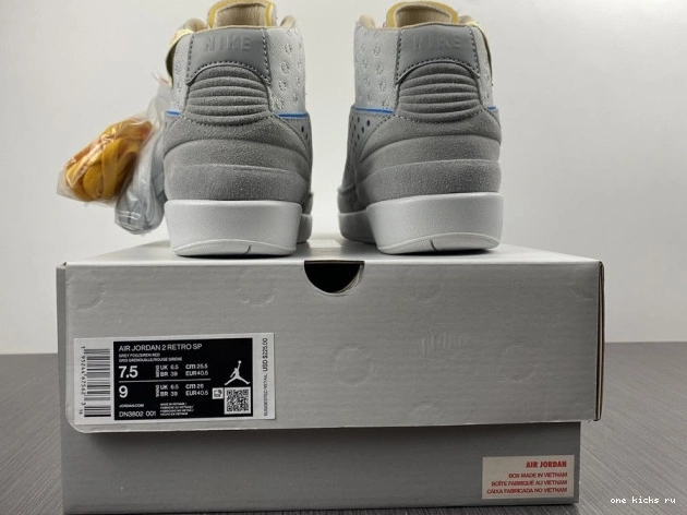 Rep Onekick 2 Jordan DN3802-001 Retro Union Fog Grey 0718
